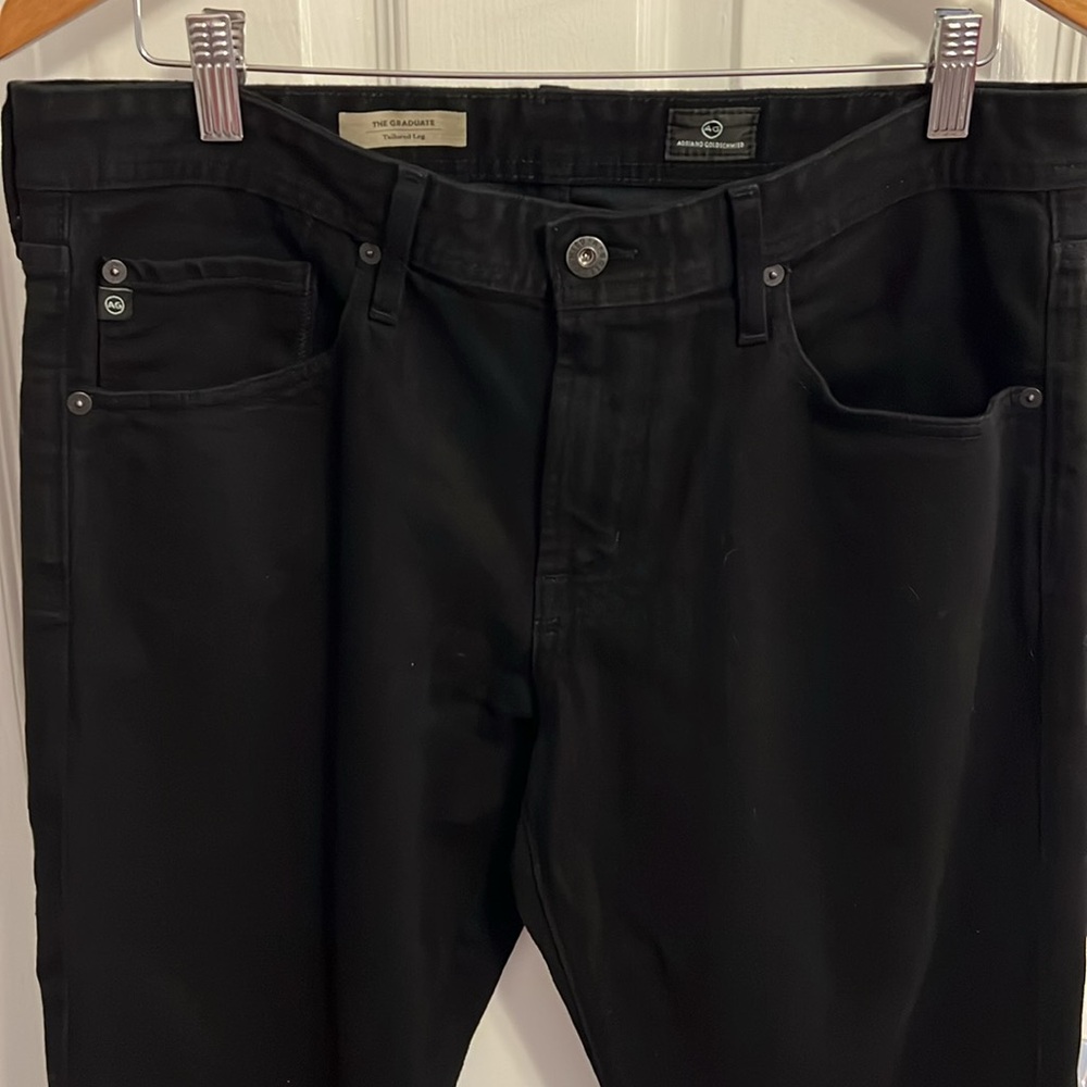 AG GRADUATE TAILORED LEG BLACK JEANS - Picture 8 of 16